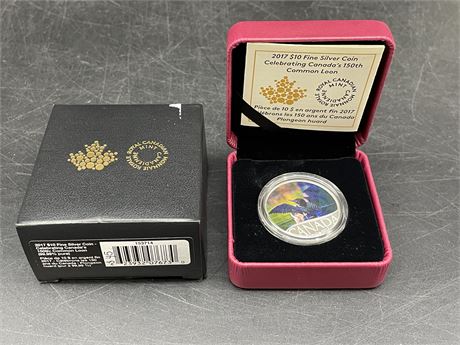 17’ $10 ROYAL CANADIAN MINT FINE SILVER COIN