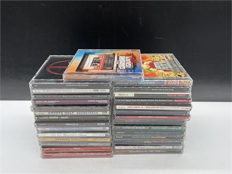 25+ GOOD TITLE SOUNDTRACK CDS - ALL SUPER CLEAN