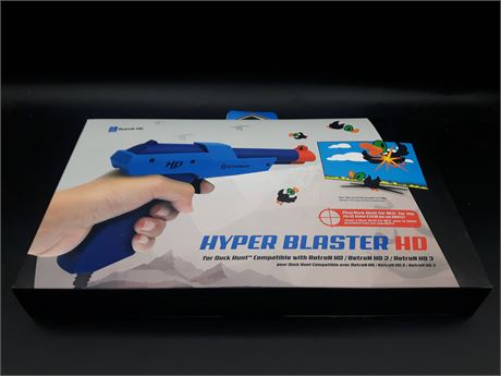 SEALED - HYPER BLASTER HD (DUCK HUNT GUN FOR RETRON 1/2/3)