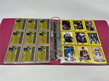 BINDER OF 1990 ROBOCOP TRADING CARDS