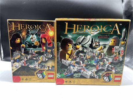 2 OPEN BOX LEGO HEROICA