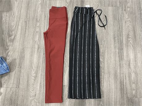 2 NEW LE CHATEAU WOMENS PANTS - SEE PICS FOR SIZE-NEW WITH TAGS