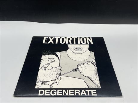 EXTORTION - DEGENERATE - VG (SLIGHTLY SCRATCHED)