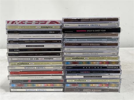 30+ MADONNA CDS - EXCELLENT TO NM