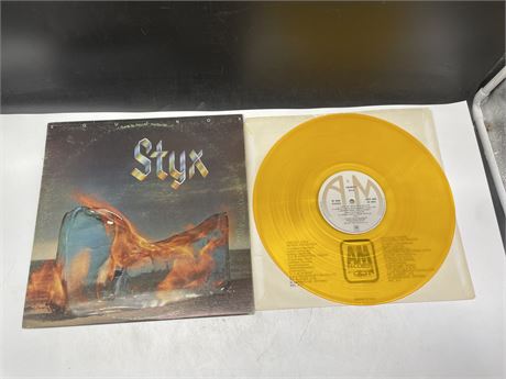 STYX - EQUINOX GOLD VINYL - VG+