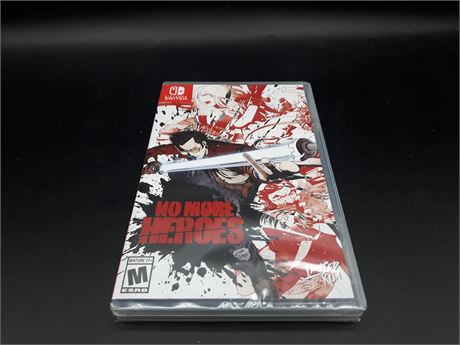 SEALED - NO MORE HEROES (LIMITED RUN) - SWITCH