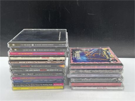 18 GOOD TITLE MOVIE SOUNDTRACK CDS - 6 SEALED