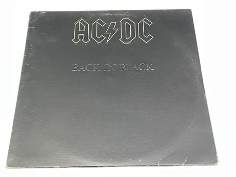 AC/DC - BACK IN BLACK FIRST PRESSING - EXCELLENT (E)
