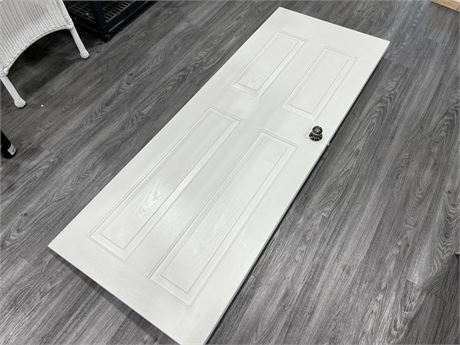 INTERIOR DOOR W/HANDLE (30”x80”)