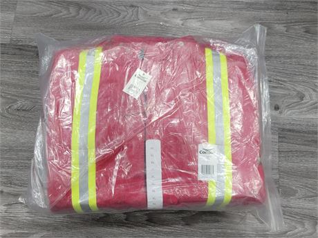 INSULATED COVERALLS, RED H1-VIS XL
