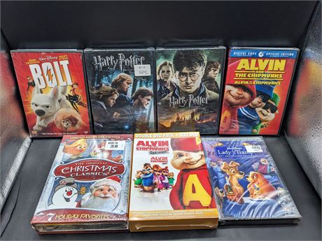 14 SEALED KIDS & FAMILY DVD MOVIES