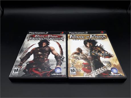 PRINCE OF PERSIA TWO THRONES & WARRIOR WITHIN (PLAYSTATION 2)