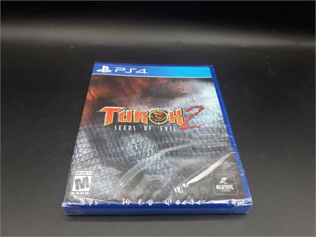 SEALED - TUROK 2 SEEDS OF EVIL (LIMITED RUN) - PS4