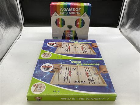 3 NEW GAMES - CAT & MOUTH & WHO IS THE WINNER