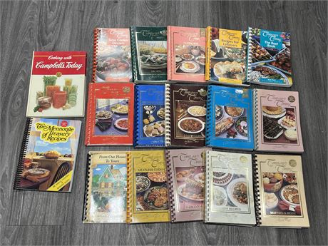 17 COOK BOOKS - MOSTLY COMPANYS COMING