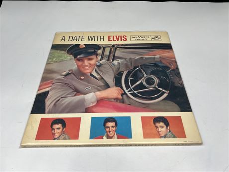 ELVIS PRESLEY - A DATE WITH ELVIS - EXCELLENT (E)