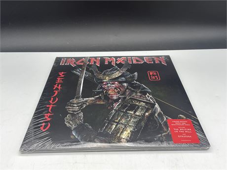 SEALED - IRON MAIDEN - SENJUTSU - LIMITED EDITION TRIPLE LP SET