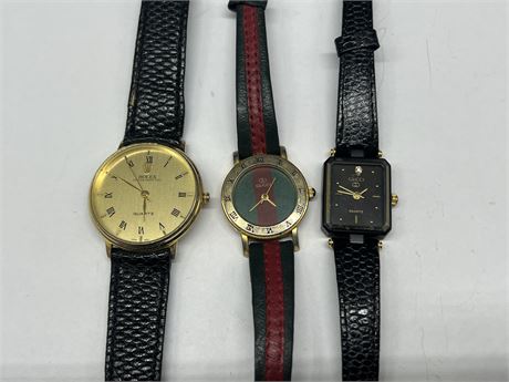 3 DESIGNER REPRODUCTION WATCHES