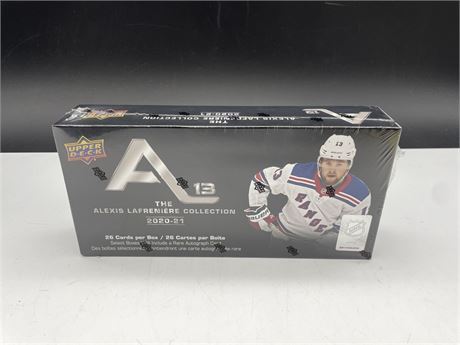 SEALED 2020-2021 UD ALEXIS LAFRENIERE COLLECTION - 26 CARDS PER BOX