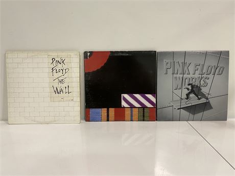 3 PINK FLOYD RECORDS