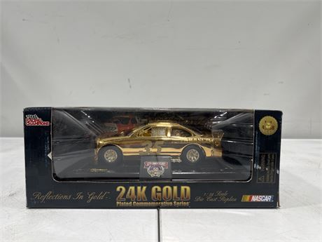 RACING CHAMPIONS 24K GOLD NASCAR 1/24 SCALE DIECAST