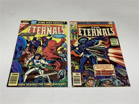 THE ETERNALS #11 & KING SIZE ANNUAL ETERNALS #1