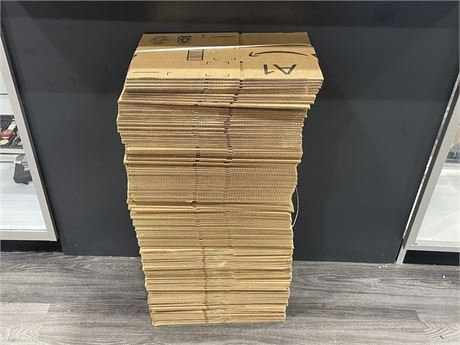 (102) 10”x7”x5” CARDBOARD SHIPPING BOXES