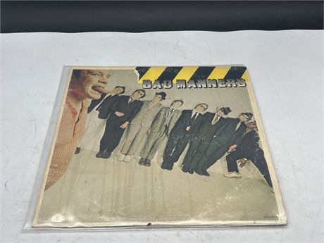 BAD MANNERS - VG (SLIGHTLY SCRATCHED)