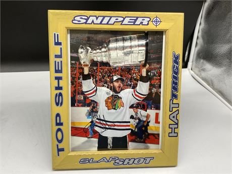 FRAMED BRENT SEABROOK AUTOGRAPHED PHOTO (8”x10”)