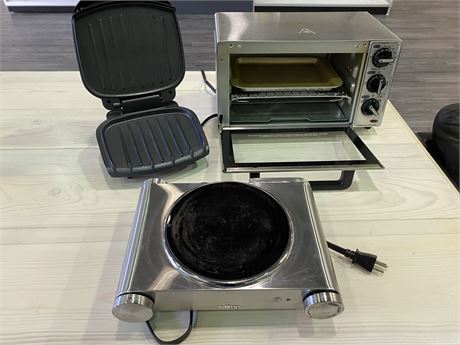 TOASTER OVER, MINI GRILL, & PORTABLE COOKTOP