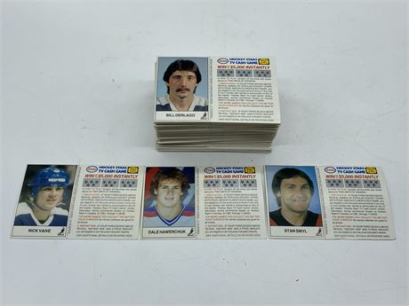 100+ UNSCRATCHED ESSO HOCKEY CARDS