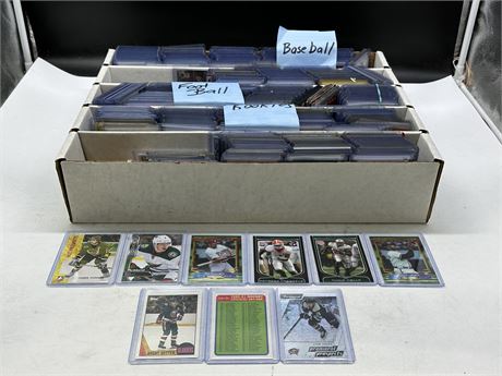 FLAT OF MISC. SPORTS CARDS