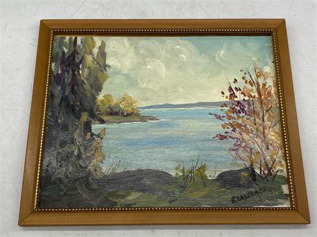 SMALL 1940’S WEST COAST PAINTING - SIGNED (9”X11”)