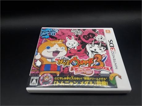 YO KAI WATCH 3 (JAPANESE) VERY GOOD CONDITION - 3DS