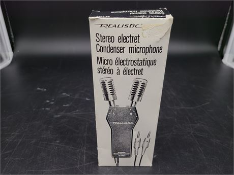 STEREO ELECTRET CONDENSER MICROPHONE