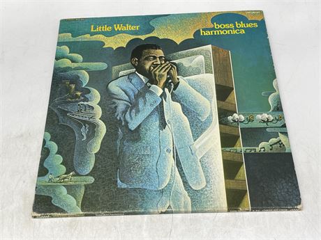 LITTLE WALTER - BOSS BLUES HARMONICA 2 LP’S W/ GATEFOLD - EXCELLENT (E)