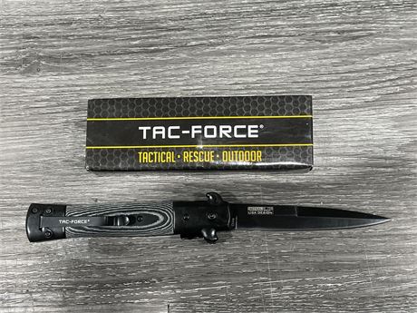 NEW TAC-FORCE FOLDING KNIFE - 9” LONG