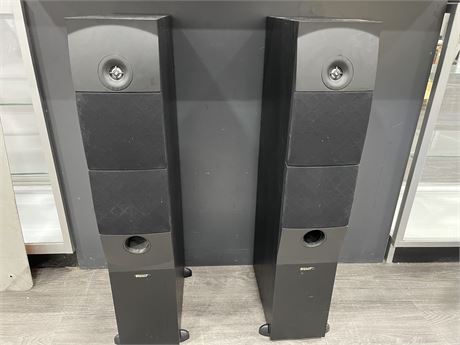2 HIGH END ENERGY SPEAKERS 7”x14”x36”