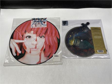 2 MISC SEALED PICTURE DISCS