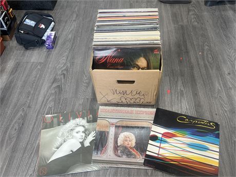 BOX OF RECORDS - MOSTLY VG+ CONDITION
