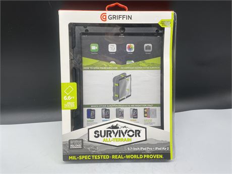 GRIFFON SURVIVOR ALL TERRAIN CASE FOR 9.7” IPAD PRO & IPAD AIR 2