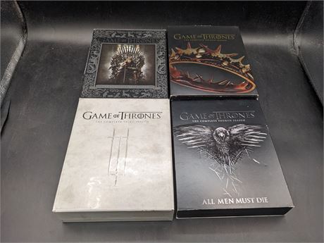 GAME OF THRONES SEASONS 1 - 4 BLU-RAY - EXCELLENT CONDITION