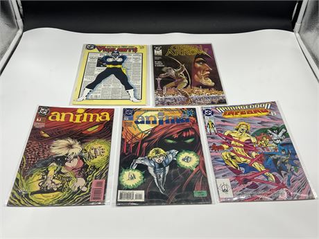 5 DC FIRST ISSUE COMICS