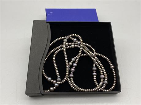 EXPRESSIONS COLLECTION FRESHWATER PEARL NECKLACE (60” long)