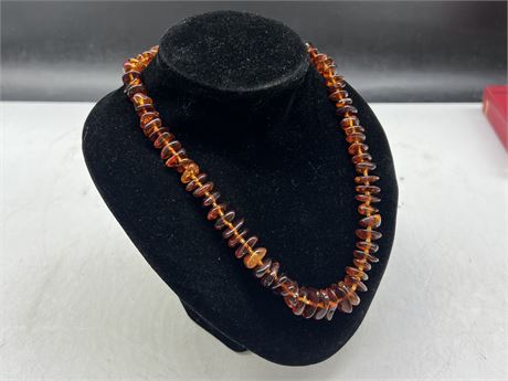 AMBER NECKLACE (19”)
