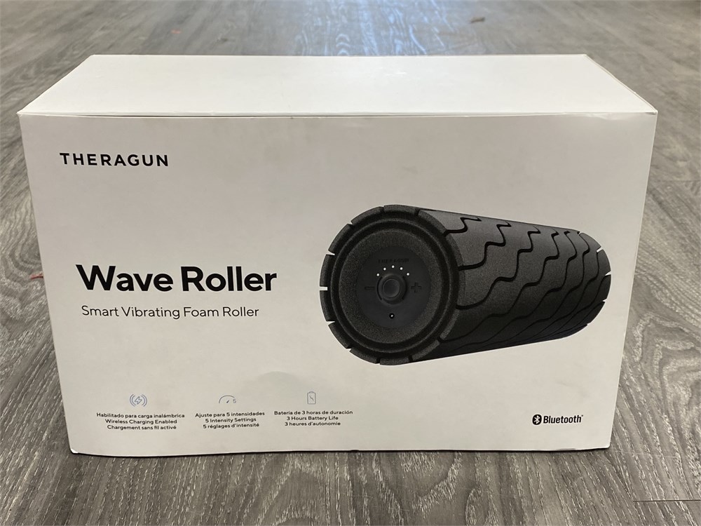 Urban Auctions - THERAGUN WAVE ROLLER IM BOX - VIBRATING FOAM ROLLER