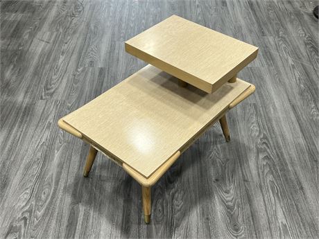 MCM FLARED SIDE TABLE (30” long)