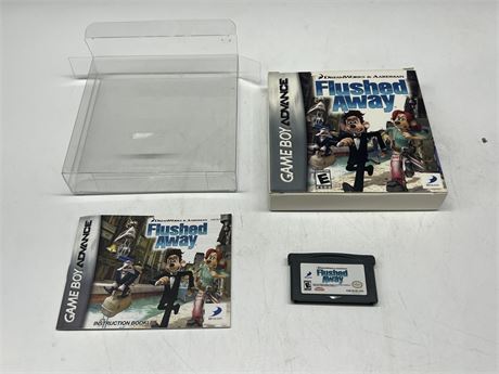 FLUSHED AWAY - GAMEBOY ADVANCE COMPLETE W/BOX & MANUAL - EXCELLENT COND.
