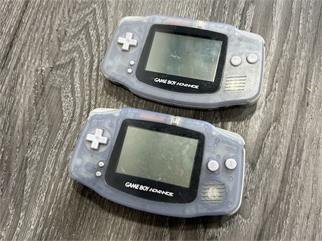 2 GAMEBOY ADVANCE - UNTESTED