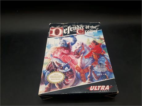 DEFENDER OF THE CROWN - CIB - VERY GOOD CONDITION - NES